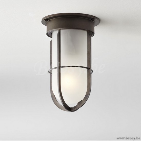 Tekna Nautic DOCKLIGHT CEILING dark bronze frosted glass Y NAU 800.11.202