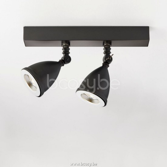 Tekna Nautic LILLEY SHADE ON RAIL-LED 300mm with 2 shades-donker brons.