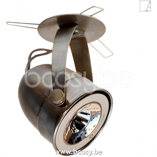 Authentage COM0L1I70 COMÈTE Einbaustrahler GU10 Bronze Authentage Einbaustrahler Spot Beleuchtung Spotleuchte.