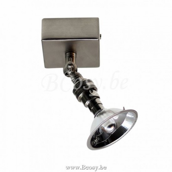 Authentage MAR101V70 MARRON Aufbaustrahler Br. nickel Authentage Anbaustrahler Spotleuchten Aufbauleuchte.