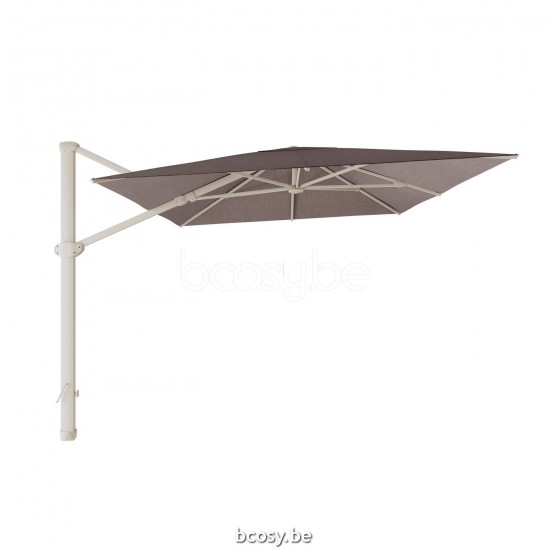 Jardinico LIMA 300x400 Rectangular Cantilever Parasol Pole Linen Canopy Walnut Sunbrella.
