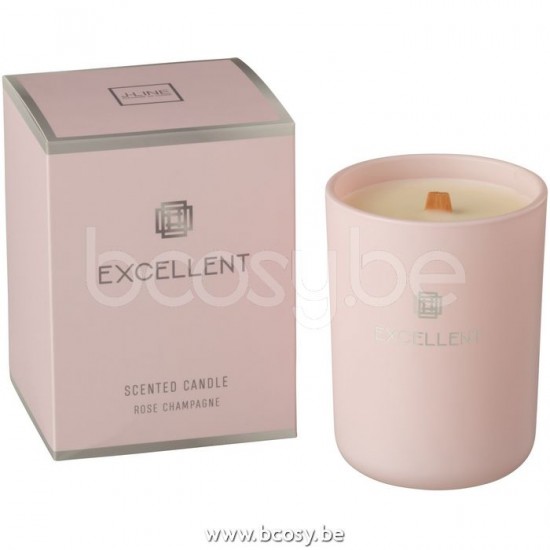 J Line Jline Geurkaars Excellent Glas Roze Small 50U