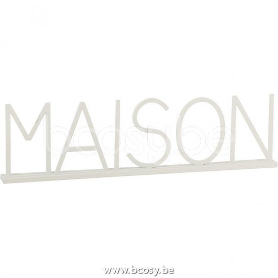 J Line Jline Maison Metaal Wit