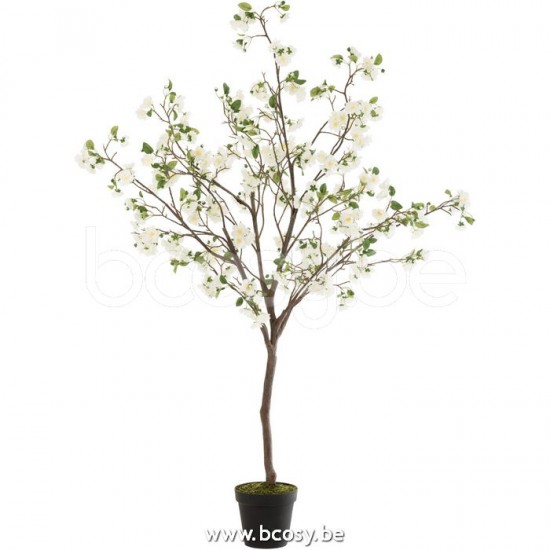 J Line Jline Baum Blühend Plastik Weiß Braun Large baum baueme