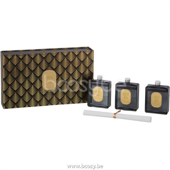 J Line Jline Olio Profumato Midnight Deluxe Sapphire Amber Tea 3X50Ml Nero Oro Aceite Perfumado Midnight Deluxe Sapphire Amber Tea 3X50Ml Negro Oro