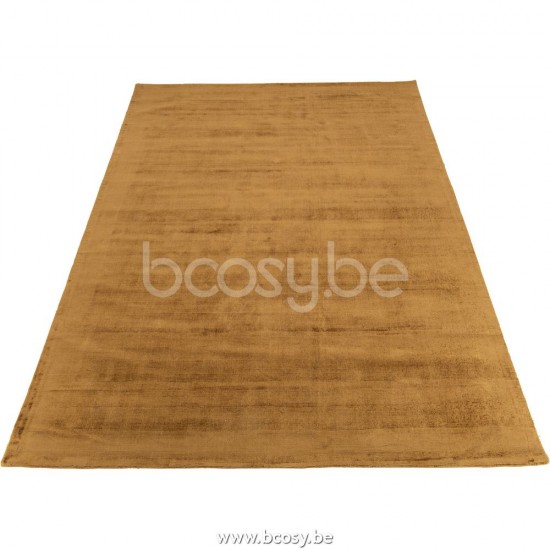 J Line Jline Tappeto Rettangolare Viscosa Cotone Ocra Alfombra Rectangular Viscosa Algodon Ocre
