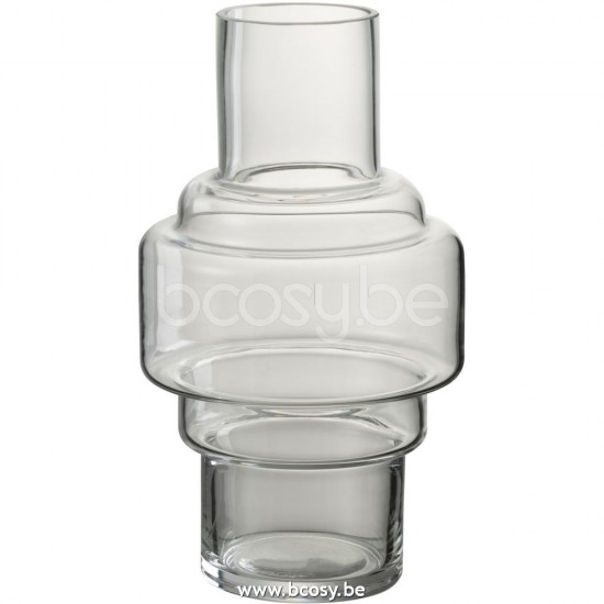 J Line Jline Jolipa 28870 Vaas Rino Glas Transparant Small