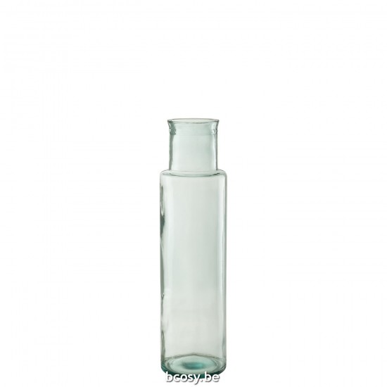 J Line Vaso Cilindrico Vetro Riciclato Large Jarrón Cilíndrico Vidrio Reciclado Large.