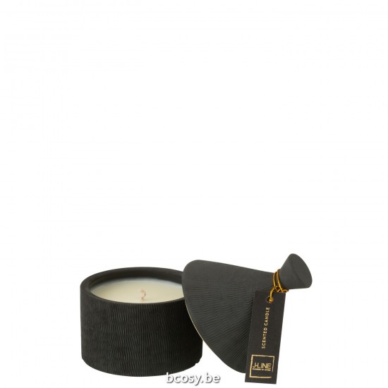 J Line Candela Vaso Ceramica Mimosa Rose Cera Terra 40O Vela De Cerámica Mimosa Rosa Cera Terra 40O.