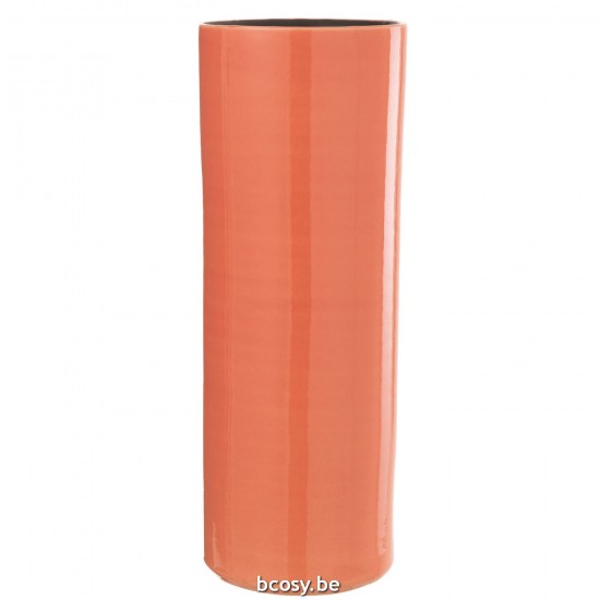 J Line Vaso Flek Cer Ros L Jarrón Flek Cer Pk L.