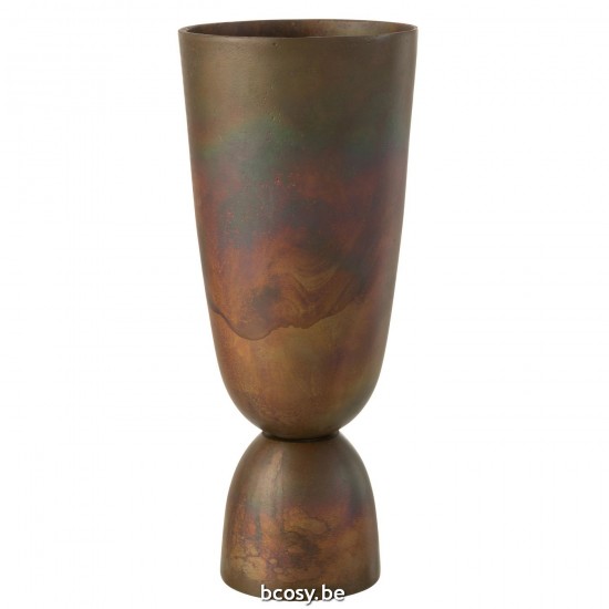 Jline Vase Thor Aluminium Bronze Large Große Vasen hohe Vasen.