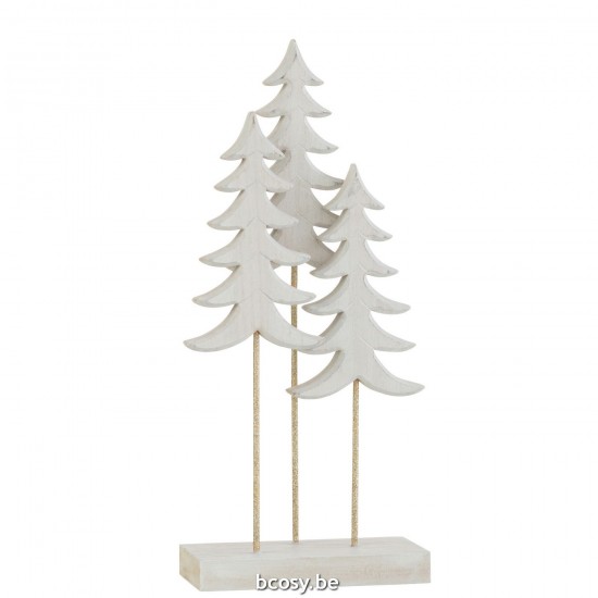 Jline Weihnachtsbäume Auf Fuß 3 Stück Holz Weiß Gold Large weihnachtsbaum weihnachtsbaeume.