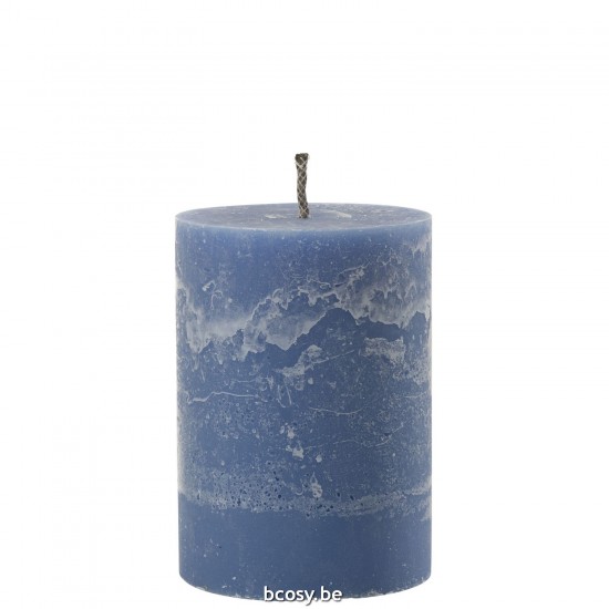 J Line Outdoor Candle Pillar Paraffin Blue Medium 95Hours candles.