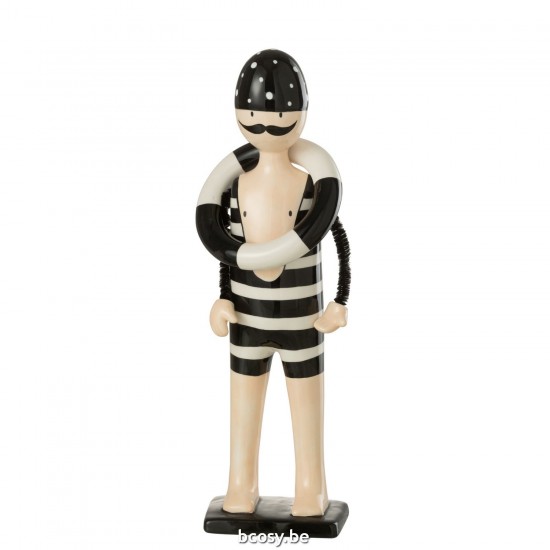 J Line 40122 Figuras Figurines Beelden Statue Dekoration zwemmer Decoratie swimmer nageuses zwemmer Decorazione Decorations D.