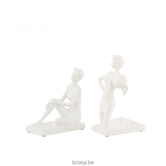 J Line Woman Swimsuit Poly White Assortment Of 2 woman women.