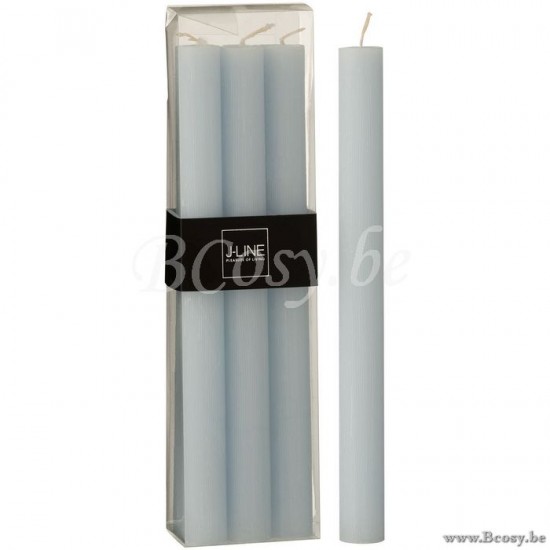 Jline Dose 6 Tischkerzen Hellblau 9 S kerzen.