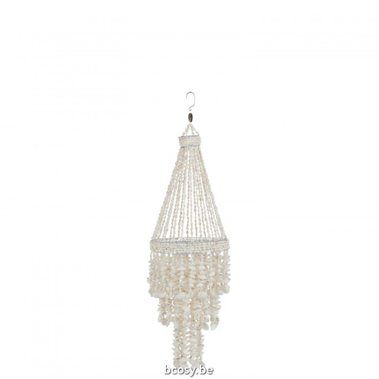 J Line Hanger Palace Shell White pendants.