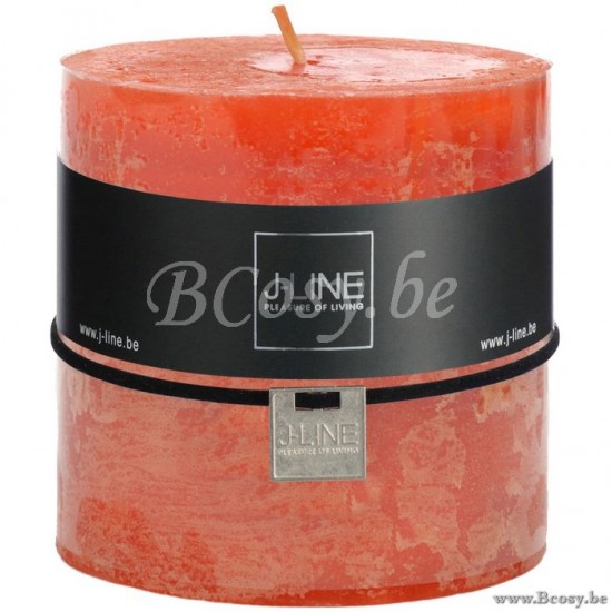 J Line Jline Cilinderkaars Oranje 80U