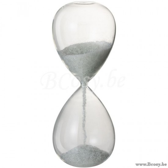 J Line Jline Zandloper Parels Glas Wit Large