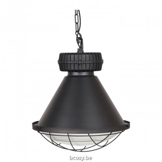 LABEL 51 Lampe à suspension Duisburg Noir Métal.