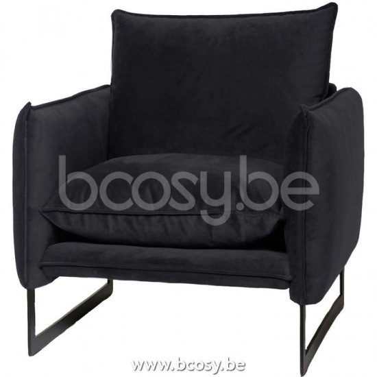 Lifestyle CANAPÉ 1 SIÈGE MILAN SEVEN ANTHRACITE 67 B80/H88/D90