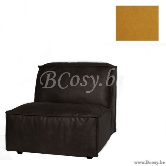 Lifestyle 1 SIÈGE SANS BRAS VERONA SEVEN OCRE 23 B94/H75/D104