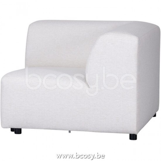 Lifestyle SIÈGE D'ANGLE CARRÉ SIRMIONE BRENTA ECRU 2 B96/H71/D96