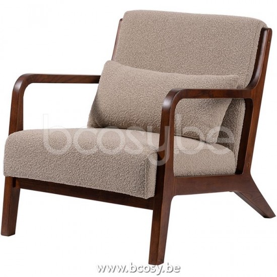 Lifestyle FAUTEUIL CELINA MARRON FONCÉ
