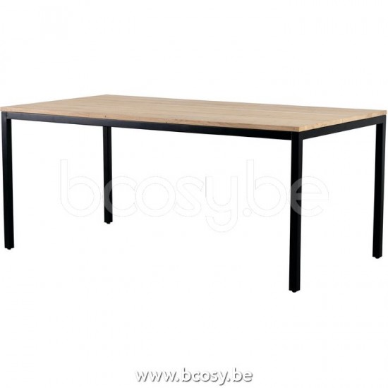 Lifestyle TABLE DE SALLE À MANGER SACRAMENTO NATUREL 180X90 CM