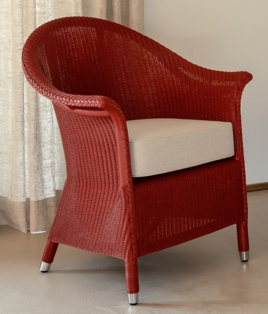 Vincent Sheppard Victor armzetels met armleuningen Terracotta Lloyd Loom.