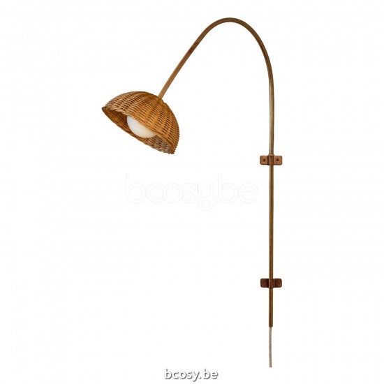 Vincent Sheppard Arvin Schwenkbare Leuchte Natürlich Rattan.