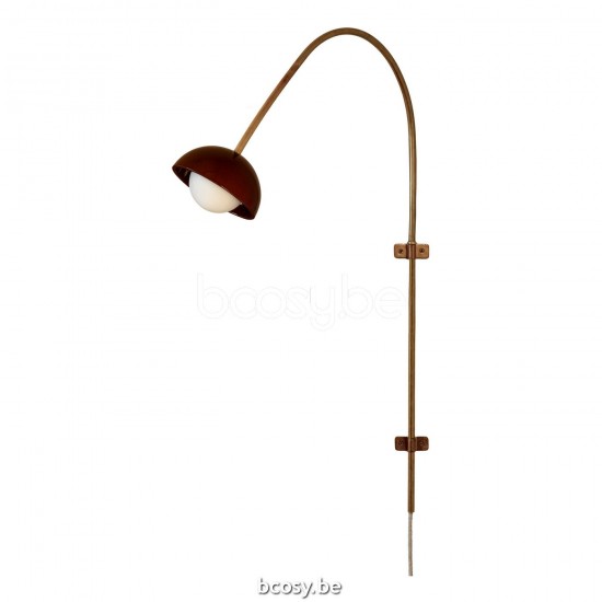 Vincent Sheppard Arvin Schwenkbare Leuchte Maroon Keramik.