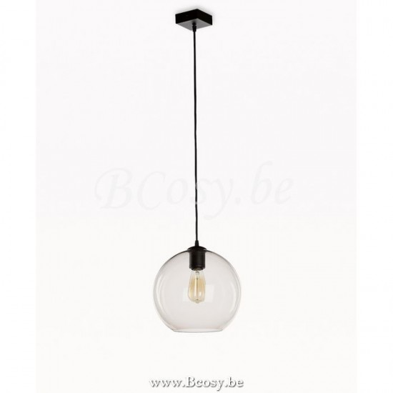 Marckdael pendel Seattle-Seatle Marckdael 2606-S1-GL-NE 2606-S1-GL-NE-GLOBE-TOPAZ-GR 2606-S1-GL-NEGLOBE-GR-TOPAZ Contemporal zwart pendel H .