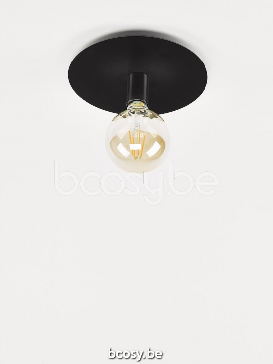 Marckdael Plafondlamp Homi Marckdael 3447-A1-NP Country-Living zwart gelakt Plafondlamp H 8cm VVD VDV Verlichting van Dijck Dyck Markdaal.