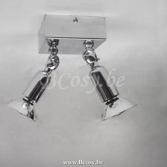 Authentage FIS2L2V10 Authentage FISTON spot encastré BA15d Chrome Authentage Spots montés en surface.