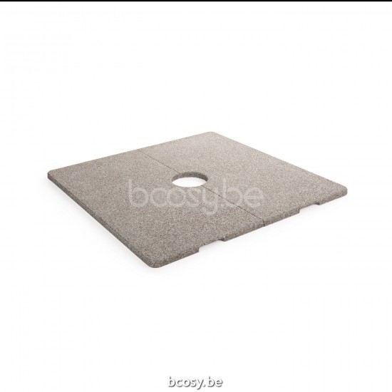 Jardinico ANTEGO Quadratischer Extragewicht 2x30kg Silk Grey Granite.