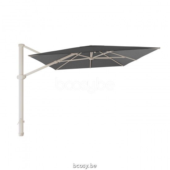 Jardinico LIMA 300x400 Rechteckiger Freiarmschirm Leinen Mast Stoff Night Sunbrella.