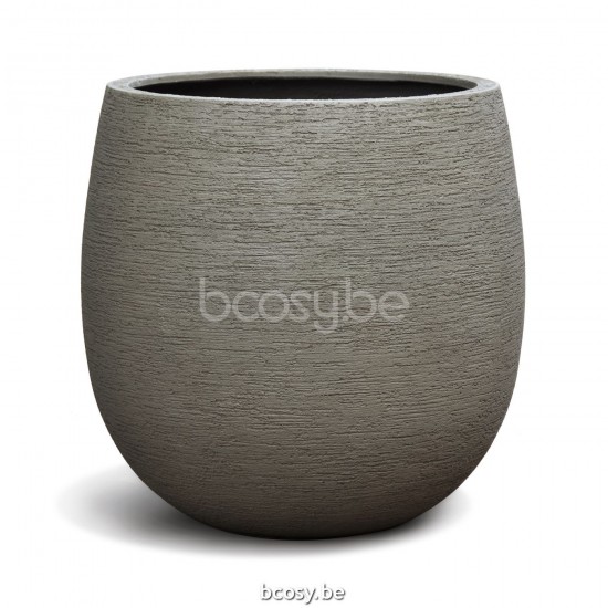 Jardinico TERRA Round Flower And Plant Pot Ø55x55H Balloon Large Macchiato.