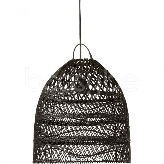 Jline Pantalla De Lampara Olas Rota Negro