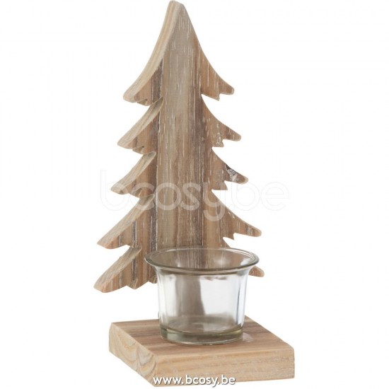 Jline Fotosforo Arbol De Navidad Madera Marron