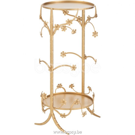 Jline Mesa Auxiliar Metal Oro Medium