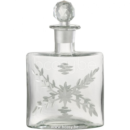 J Line 26317 Karaaf carafe a decanter Glasserviezen Decoracion decanter glass Krug carafes a decanter Geschirr Karafen Waterkan Karaffen Karafs Service Dekoration Karaffen Kitchen Accessories decanter