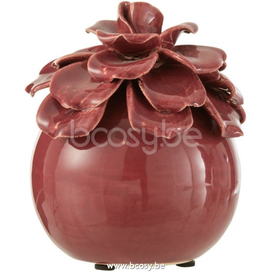 J Line Jline Flower Decorative Ceramic Pink