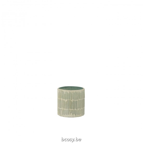 Jline Portavs Mosaico Vidrio Gris Small.