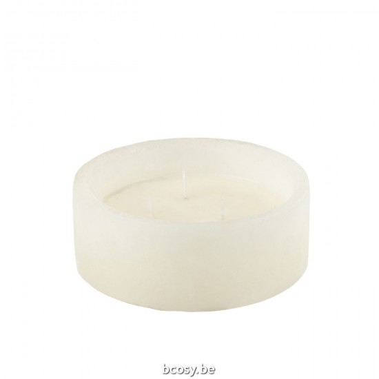 J Line Floating Candle Cylinder White 15H candles.