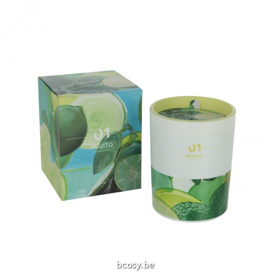 J Line Candle Mojito Large 70H scented candles.
