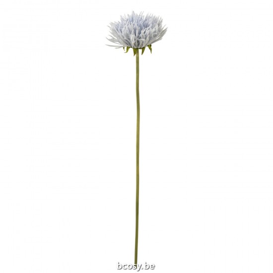 J Line Chrysanth Plastic Light Blue chrysanthemums.