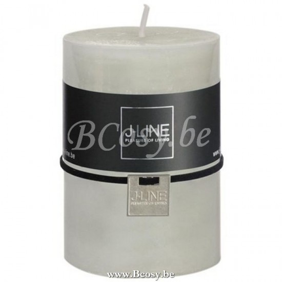 J Line Cylinder Candle Powdergr M 39H cylindric candles.