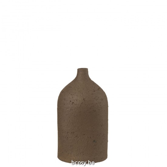 Jline Vase Enya Flasche Keramik Braun Medium Große Vasen hohe Vasen.