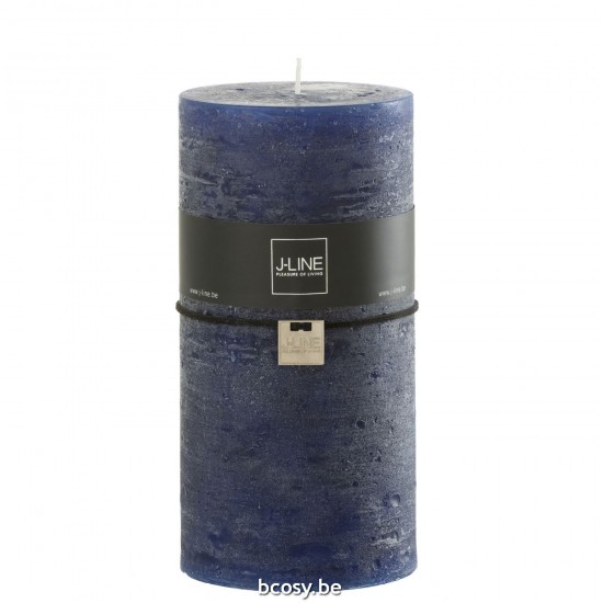 J Line Cylinder Candle Dark Blue Extra Extra Large 140H candles.
